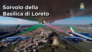 Sorvolo Frecce Tricolori della Basilica di Loreto [upl. by Anitrebla746]