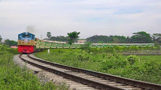 Bangladesh Railways Top 15 Intercity Trains Metre Gauge amp Broad gauge Train  Alcos amp EMD [upl. by Dodi]