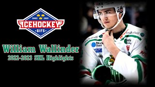 William Wallinder  20222023 SHL Highlights [upl. by Leksehcey]