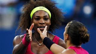 Serena Williams vs Sara Errani 2012 US Open Highlights [upl. by Grearson]