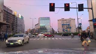 Milan 4K Evening colours  Driving Downtown [upl. by Alleris249]