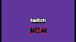 🛑COMMENT SUPPRIMER LE DELAI DES LIVES TWITCH🛑 [upl. by Klayman]