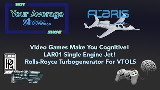 Video Games Make You Cognitive LAR01 Single Engine Jet RollsRoyce Turbogenerator For eVTOLs [upl. by Pallua]