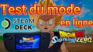 Test Steam Deck dragon ball sparking zero mode en ligne [upl. by Joye430]