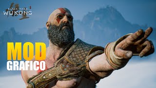 Black Myth Wukong  Mod Gráfico do Kratos  Pt Br PC [upl. by Aelam929]