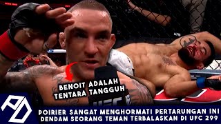 DUSTIN POIRIER BERHASIL BALASKAN DENDAM SEORANG TEMAN  Interview Octagon UFC 299 [upl. by Lorianna504]