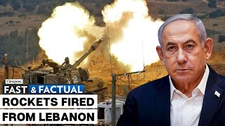 Fast and Factual LIVE Barrage of Rockets Fired From Lebanon Towards Israel Alarms Sounded [upl. by Yrffej]