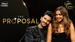 The Proposal  Hotstar Specials Koffee With Karan S8  Deepika P Ranveer S  DisneyPlus hotstar [upl. by Nirok]