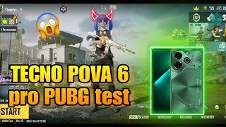 TECHNO POVA 6 PRO BGMI 90 FPS TEST  TECHNO POVA 6 PRO PUBG TEST 90 FPS  DM 6080 PROCESSOR 🥵 [upl. by Servetnick86]