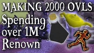 Runescape 3  Spending Over 1M Renown amp Making 2000 Overloads For DAT XP  Commentary [upl. by Divadnoj21]