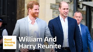 Prince William and Prince Harry Reunite After Two Years [upl. by Bette-Ann989]