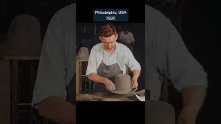 Hat factory in 1920🇺🇸 shorts historical PastLane [upl. by Lehcar]