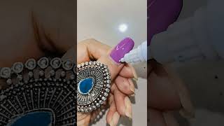 Simple nails arts 😍 viral nails arts 💅nailsdesignclub nailart shortvideo [upl. by Selene614]