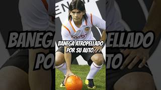 BANEGA ATROPELLADO por su AUTO  futbol [upl. by Yerak]