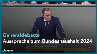 Aussprache zur Generaldebatte zum Bundeshaushalt 2024 am 310124 [upl. by Kehoe]