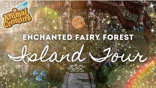 ENCHANTED FAIRY FOREST ISLAND TOUR  Animal Crossing New Horizons [upl. by Yanal]