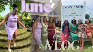 JUNE VLOG  Zimbabwean Wedding 🇿🇼  Grace got Baptized  Back in Michigan  MIYA K 💋 [upl. by Carberry]