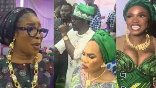 FUJI PASUMA IYABO OJO LIZZY ANJORIN WITH HIS HUSBAND FAITHIA BALOGUN DAD PARTY AFTER BURIAL [upl. by Zollie]