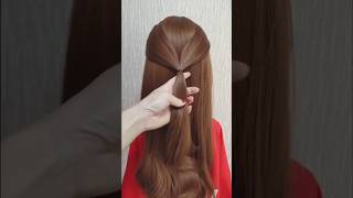 Cute hairstyle Tutorial new hairstyles youtubeshorts 😍 [upl. by Theall]