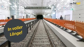 Führerstandsmitfahrt im Stadtbahntunnel in Karlsruhe mit bwegt [upl. by Schinica]