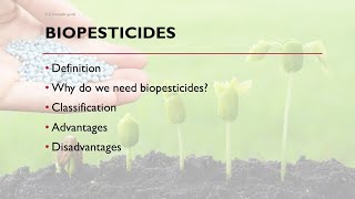 Biopesticides types classification  microbes man and environment  AZ Concepts guide [upl. by Llen]