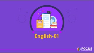 English Class Lecture 01  Online Paid Batch  Session 202425  Focus varsity Admission Coaching [upl. by Leinahtam]