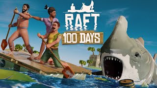 I Spent 100 Days in Raft Heres What Happened Full Playthrough [upl. by Leuams]