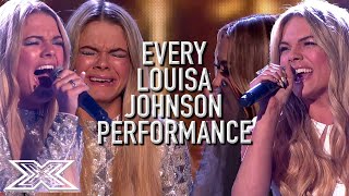 Every LOUISA JOHNSON Performance From X Factor UK 2015 [upl. by Joana639]