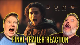 Dune Part Two 2024  Final Trailer Reaction [upl. by Wendt790]