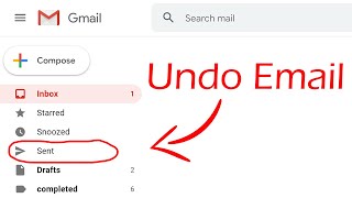 How To Recall A Message In Gmail Thats Already Sent [upl. by Chandra22]