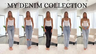 MY DENIM COLLECTION  ABERCROMBIE ZARA ASOS [upl. by Adnesor771]