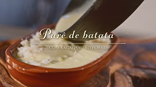 Purê de batata com bacalhau ao forno  Receitas SOCOCO [upl. by Dorthea866]