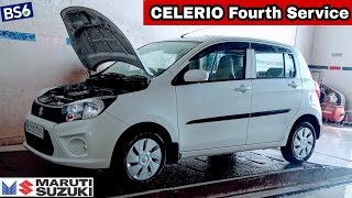 New Celerio Fourth Service  Coolant and Oil Change Form Service Center  new celerio 2021 [upl. by Ettenim]