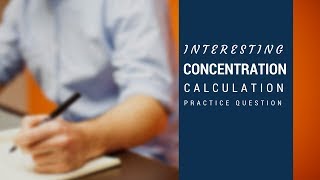 How to solve dilution and concentration calculation in pharmacy  problem 6 [upl. by Veneaux]