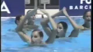 2003 Natacion Sincronizada combinado libre FRANCIA [upl. by Parcel230]