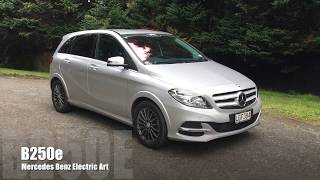 Mercedes Benz B250e Electric Art Review [upl. by Konstantine]