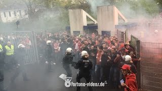 DerbyChaos in Duisburg MSV Duisburg  Fortuna Düsseldorf 21 29042016 [upl. by Bess]