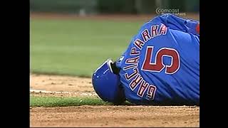 Nomar Garciaparra tears his groin 4202005 [upl. by Edholm]