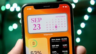 How To Use WidgetSmith On iOS 14 [upl. by Eilatam]