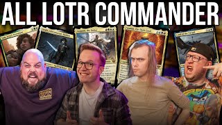 All Custom LOTR Commander Decks  Commander Gameplay Live [upl. by Terzas]