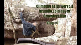 Bouldering at Crowders Mountain Vlog 1 [upl. by Ylrahc]