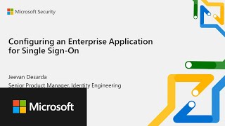 Configuring an Enterprise Application for Single Signon [upl. by Dodson]