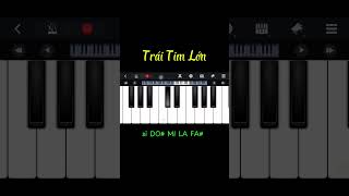 Trái Tim Lớn  Piano Cover piano pianotutorial tiktok pianocover music pianomusic [upl. by Purse284]