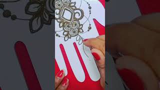 Karva Chauth Special Mehndi Easy Mehndi Design Backhand Mehndi Design akkishaarts mehndi [upl. by Akiehs]