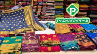 Pachaiyappas silks👌புது collections புது designs💕💕Georgette sarees [upl. by Brunelle]