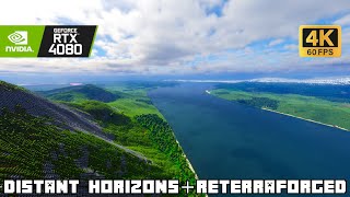 New Minecraft River is Beyond Belief  Exploring with Distant Horizons  ReTerraForged [upl. by Aitan]