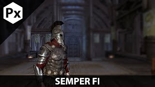 Skyrim Mod Spotlight Semper Fi  An Imperial Armor [upl. by Harutak853]