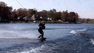 Wakeboard Toeside Backside 180 [upl. by Evannia]