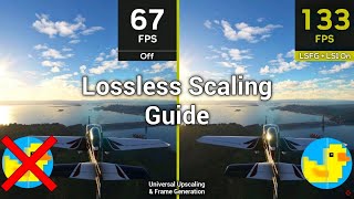 Lossless Scaling Guide  Frame Generation amp Upscaling In ANY Game [upl. by Bobbie70]