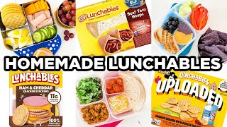 3 Homemade Lunchables Healthy  Lunch Box Ideas for Kids by MOMables [upl. by Lednam]